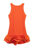Mini Party Dress Women's Cascadal Short Dress 2025 Dress-Up Long Sleeves Of The Pool