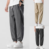 Trendy Workwear Men's Loose Trousers 2025 Spring And Summer Fashion Nine-Point Halen Pants Fashion Men's Casual Pants