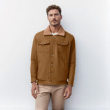 Autumn And Winter Men's Jacket With Velvet Cotton Work Clothes Casual Jacket Jacket