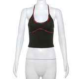 2025 Summer Fashion Trend Women's New Hanging Neck Repair Body Bumping Small Vest