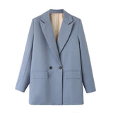2025 Women's Jacket Jacket Spring And Autumn Classic Repair Trend Two Buckle 23 Color Suit