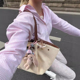 Autumn New Women's Simple Fashion Casual Loose Collar Single Buckle Long-Sleeved Shirt Top
