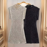 Women's Explosion Design Design Slender Sleeveless Slender Shoulder Slid Dress