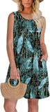 2025 Women's Casual Round Collar Foldless Pocket Dress