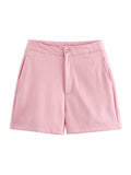 Spring And Summer New High-Rise Thin Sicilian Vest Wearing Loose Shorts Two Sets