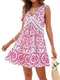 2025 Summer Women's Colorless Long Sleeveless Long-Term Loose Dress Tide